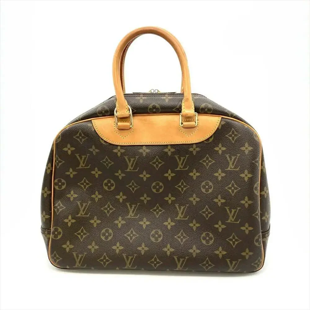 LOUIS VUITTON Brown Monogram Canvas Deauville Bag